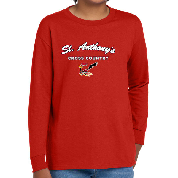 St. Anthony's Catholic School XC Youth Heavy Cotton 100% Cotton Long Sleeve T Shirt Thumbnail