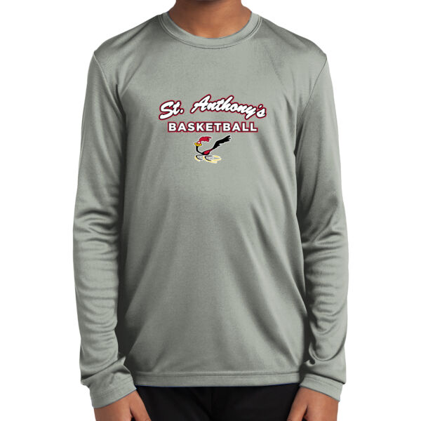 St. Anthony CYO Basketball Youth Long Sleeve PosiCharge Competitor Tee Thumbnail