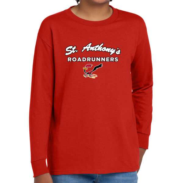St. Anthony Roadrunner Youth Heavy Cotton 100% Cotton Long Sleeve T Shirt Thumbnail